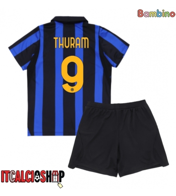 Inter Milan Marcus Thuram #9 Prima Maglia Bambino 2026-27 Manica Corta (+ Pantaloni corti)